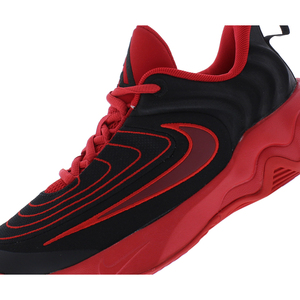 Chaussures Nike Giannis Immortality 4 GS pour garçons Couleur : Noir/Rouge équipe/Rouge université 100% authentique - Product Image 3