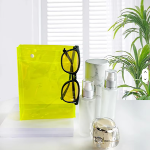 Custom Logo UV Printed Waterproof <b>Clear</b> PVC Cosmetic <b>Bag</b> | High Capacity Gusseted Travel <b>Toiletry</b> Organizer | Premium Makeup - Product Image 6