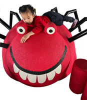 INOLP Créatures en caoutchouc moulé humide résistant aux UV EPDM+ETPU, jouets en forme d'animaux 3D, équipement de terrain de jeu extérieur, gazon artificiel