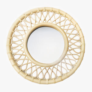 Espejo de pared de ratán hecho a mano 2024 con impresionante producto de decoración del hogar artesanal indio - Product Image 6