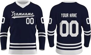 Le plus populaire concevez votre propre logo uniforme de hockey sur glace grande taille pour adulte - Product Image 4