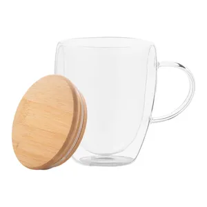 Mug en verre borosilicate personnalisé Grobina, vaisselle de haute qualité pour un merchandising haut de gamme - Product Image 5