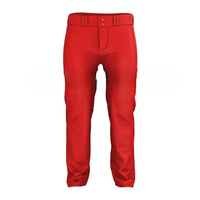 Pantalon d'uniforme de baseball et softball pour homme grande taille, respirant, séchage rapide, antibactérien, coupe décontractée, imprimé numérique à rayures fines
