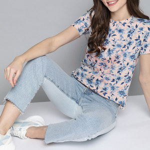 Camisetas de Sublimación para Mujer, Casuales, Ecológicas, de la Mejor Calidad, 100% Algodón, Transpirables, para Verano - Product Image 5