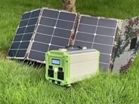 Onduleur Hybride + Kit d'Éclairage Solaire LED Mini Domicile 1kW à 8kW avec Ampoules LED Rechargeables et Contrôleur MPPT