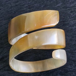 Buffalo Horn Natural <b>Bangles</b> Bracelet Crafting Buffalo Horn Hand Jewelry - Product Image 1