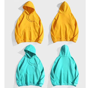 Sudadera lisa en blanco con logotipo bordado personalizado al por mayor de alta calidad para hombre, jersey de talla grande, material de algodón, sudaderas con capucha para hombre - Product Image 4