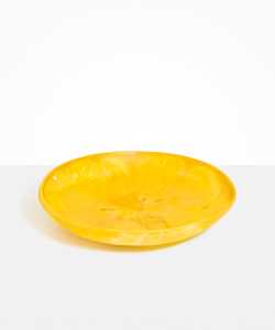 Ensaladera de resina verde de moda Acabado brillante Durabilidad de larga duración Patrón de remolino Aqua Frutero utilizado en el hogar Hotel Buffet - Product Image 6