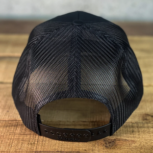 Casquettes de camionneur en cuir avec logo personnalisé, vente chaude, haute qualité, dos en maille, casquettes de sport, couvre-chef d'extérieur, usine ODM/OEM au Vietnam - Product Image 3