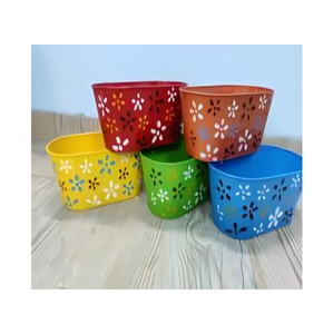 Jardinière en céramique avec appel fait main ajoute une sensation organique chaude à tout espace parfait pour mettre en valeur les plantes dans votre salon - Product Image 3