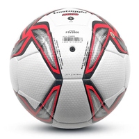 Ballon de football en cuir PVC personnalisé avec logo, qualité supérieure, taille 5, thermocollé, durable, vente en gros directe usine