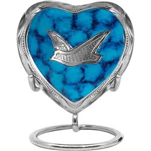 Alta demanda, suministros funerarios en forma de corazón, urnas de cremación de metal disponibles a precio mayorista del exportador indio - Product Image 4