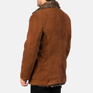 Veste coupe-vent en cuir pour homme, best-seller, hiver, toile, col montant, fermeture éclair, capuche amovible, respirante, séchage rapide pour 2025 - Product Image 3