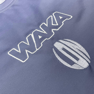 เสื้อฟุตบอล24/25สำหรับผู้ใหญ่เสื้อเจอร์ซีย์ทีมท็อปรอยบากเสื้อฟุตบอลแบบระเหิดตาข่ายโลโก้ออกแบบได้ตามต้องการ - Product Image 6