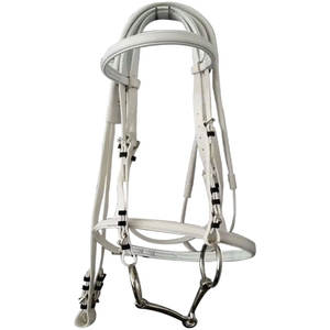 Licol en cuir pour cheval avec logo personnalisé imprimé, pour un contrôle naturel de la pression, avec des accessoires métalliques robustes - Product Image 3