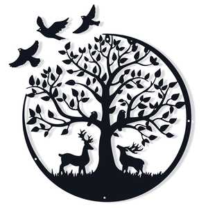 Décoration murale artistique pour la maison Accent d'artisanat en métal Arts muraux abstraits personnalisés pour les décorations de salon de luxe au meilleur prix - Product Image 1