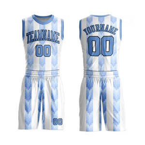 Conjuntos de uniformes de baloncesto transpirables de talla grande personalizados bien diseñados con conjuntos de camisetas de baloncesto de diseño personalizado - Product Image 4