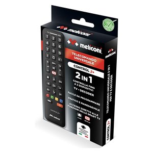 Telecomando <b>tv</b> (Universale) <b>CONTROL</b> 2+ Black 808038 - Product Image 2