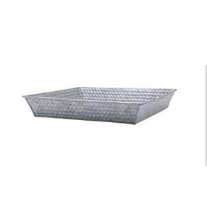 Bandeja galvanizada decorativa de mesa de diseño único bandeja galvanizada de alta calidad con asas para bandeja de Decoración de mesa de artículos de hotel - Product Image 4