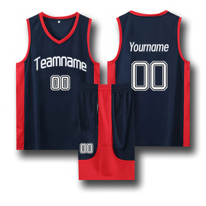 Uniformes de Baloncesto Personalizados, Camiseta y Pantalones Cortos de Equipo con Nombre, Número y Logotipo, Producción Rápida en 7 Días para Escuelas y Clubes - Product Image 1