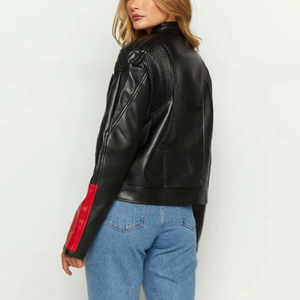 Chaqueta de Cuero para Mujer, Nuevo Estilo, la Mejor Llegada, Chaquetas de Cuero de Moda para Mujer para Invierno, Chaquetas de Cuero de Manga Larga - Product Image 6