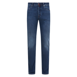 Pantalones vaqueros para hombre recién llegados, fabricante de pantalones vaqueros de alta calidad ajustados de algodón rectos informales desgastados, pantalones vaqueros lavados - Product Image 3