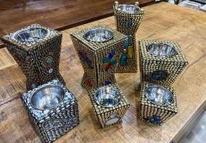 โรงงานอินเดียขายส่งเครื่องหอมมูบาการ์ทองเหลือง เครื่องหอมบาคูร์ยอดนิยม ที่วางธูปในห้องนั่งเล่น ที่วางอูดแบบอาหรับ น้ำหอมปรับอากาศในบ้าน - Product Image 5