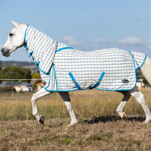 Horse Summer Sheet Premium Horse Alfombras para comodidad y protección en clima cálido Alfombra de caballo ecuestre - Product Image 2