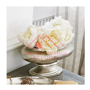 Macetas de Aluminio Plateadas de Último Diseño para Decoración de Pisos, Macetas Grandes Modernas Recién Llegadas, Floreros - Product Image 1