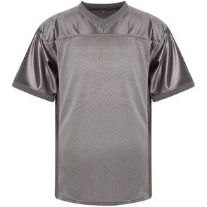 Camisetas de fútbol de manga corta transpirables de talla grande personalizadas, uniforme de fútbol americano, 100% poliéster, Unisex - Product Image 2