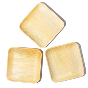 Bols de service réutilisables en feuille de palmier de 7 pouces, assiettes areca biodégradables, lavables au lave-vaisselle, résistant à l'eau, fêtes - Product Image 1