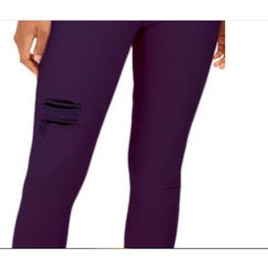 Jeans Skinny Rosa a Vita Alta da Donna, Taglia 11, in Denim Traspirante Elasticizzato, Casual, con Lavaggio Distressed - Product Image 3