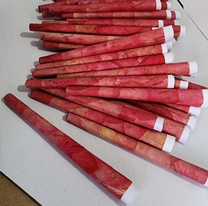 โคนดอกกุหลาบปาล์มสีชมพูและหลอดหลากสีสีแดงเหลืองม่วงเบอร์กันดีในไม้และปลายแก้ว - Product Image 1