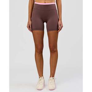 Shorts Bree Fusion de Cintura Alta de 6 Pulgadas con Bolsillos - Rosa Cacao - Product Image 4
