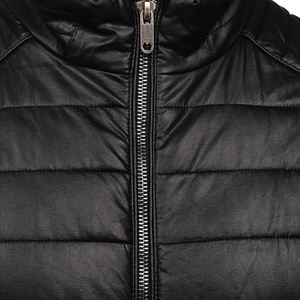 Vestes en cuir PU OEM conception personnalisée veste en cuir de moto classique veste en cuir de motards veste en cuir Puffer Sty - Product Image 5