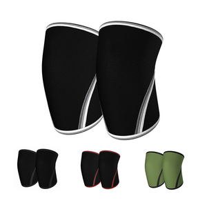 Genouillères unisexes de haute qualité en nylon spandex 7 mm respirant anti-UV à séchage rapide antidérapantes avec support élastique pour le genou - Product Image 1