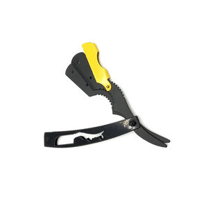 Afeitado de acero inoxidable corte garganta maquinilla de afeitar recta adelgazamiento maquinilla de afeitar más alta calidad Baber barba plegable borde único - Product Image 3