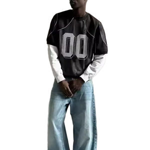 เสื้อตาข่ายสำหรับผู้ชายผ้าเจอร์ซีย์ระบายอากาศได้ผ้าแห้งเร็วออกแบบโลโก้ได้ตามต้องการ - Product Image 5