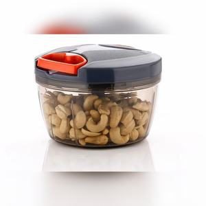 Picador Manual Práctico de 550 ml de Capacidad, 3 Cuchillas de Acero Inoxidable, Cortador de Verduras Manual con Forma Redonda, Caja Impresa - Product Image 6