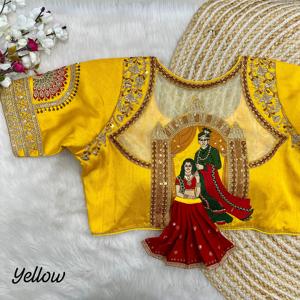 Blusa DE BODA lista para usar: estilo étnico indio tradicional con hermosos bordados, ideal para novias. - Product Image 1