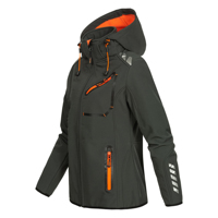 Veste Softshell Homme en Toile avec Fermeture Éclair, Respirante, Coupe-Vent, Doublure Polaire, Imperméable, Grande Taille pour l'Extérieur et l'Hiver