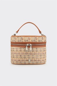ODM Woven <b>Vanity</b> <b>Makeup</b> <b>Case</b> with Top Handle Custom Logo Cosmetic Organizer OEM Private Label - Product Image 1