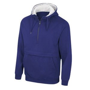 Personalizado de alta calidad de algodón poliéster 500gsm sudaderas con capucha de peso pesado al por mayor en Blanco polar pulóver sudaderas con capucha de los hombres de gran tamaño - Product Image 3