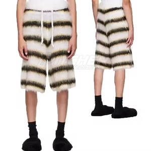 Pantalones cortos de lana ligeros de secado rápido ecológicos hechos a mano para hombre, informales, sólidos, de alta calidad para Boutique, ropa de alta moda - Product Image 1