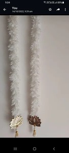 ดอกบัวประดิษฐ์ MDF สีขาวตกแต่งแขวนในงานเทศกาลตกเเต่งตกเเต่งตกเเต่งหลังลายดอกจัสมิน - Product Image 2