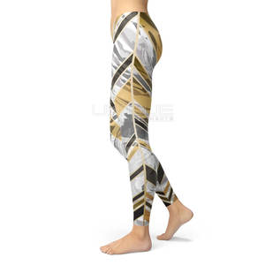 Legging de yoga personnalisé legging pour femmes fabriqué en polyester spandex style unique legging échancré pour femmes - Product Image 5