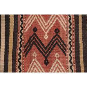 Tapis vintage 4,3x8,5 pieds, tapis turc, tapis à carreaux rouges - Product Image 5