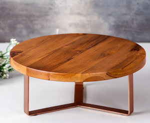 แท่นวางเค้กดีไซน์โบราณพร้อมฐานตั้งสำหรับตกแต่งเค้กแบบวินเทจสำหรับทำพิซซ่าขนมอบเค้ก - Product Image 3