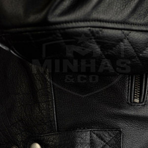 Chaqueta de moto de hombre ligera teñida Lisa a prueba de viento Venta caliente chaqueta de moto de hombre fácil de usar - Product Image 6