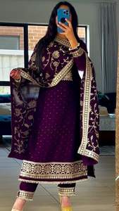 ชุดสูททำงานปักลายผ้าชินอนบริสุทธิ์จากนักออกแบบล่าสุด - Product Image 5